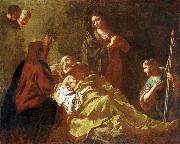 Giovanni Battista Piazzetta Death of Joseph oil painting on canvas